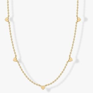 NEW 14K Gold Plated Gold Heart Necklace
